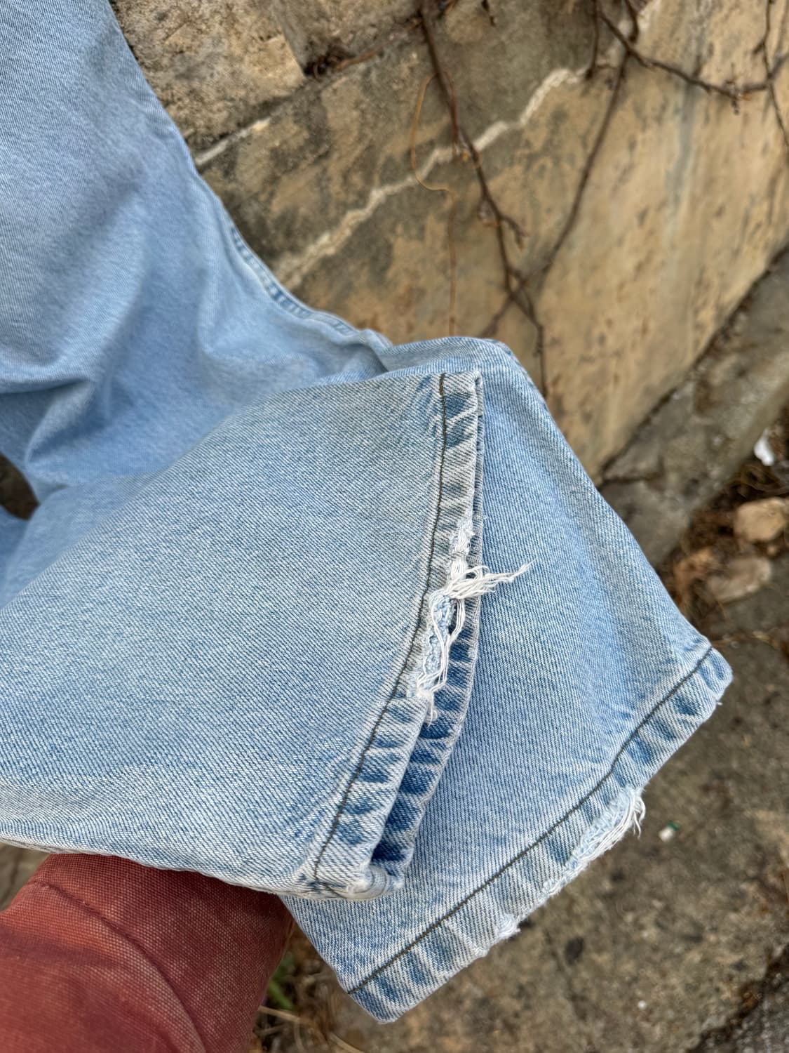 00s 할리데이비슨 빈티지 루즈핏 데님 팬츠 상품이미지6