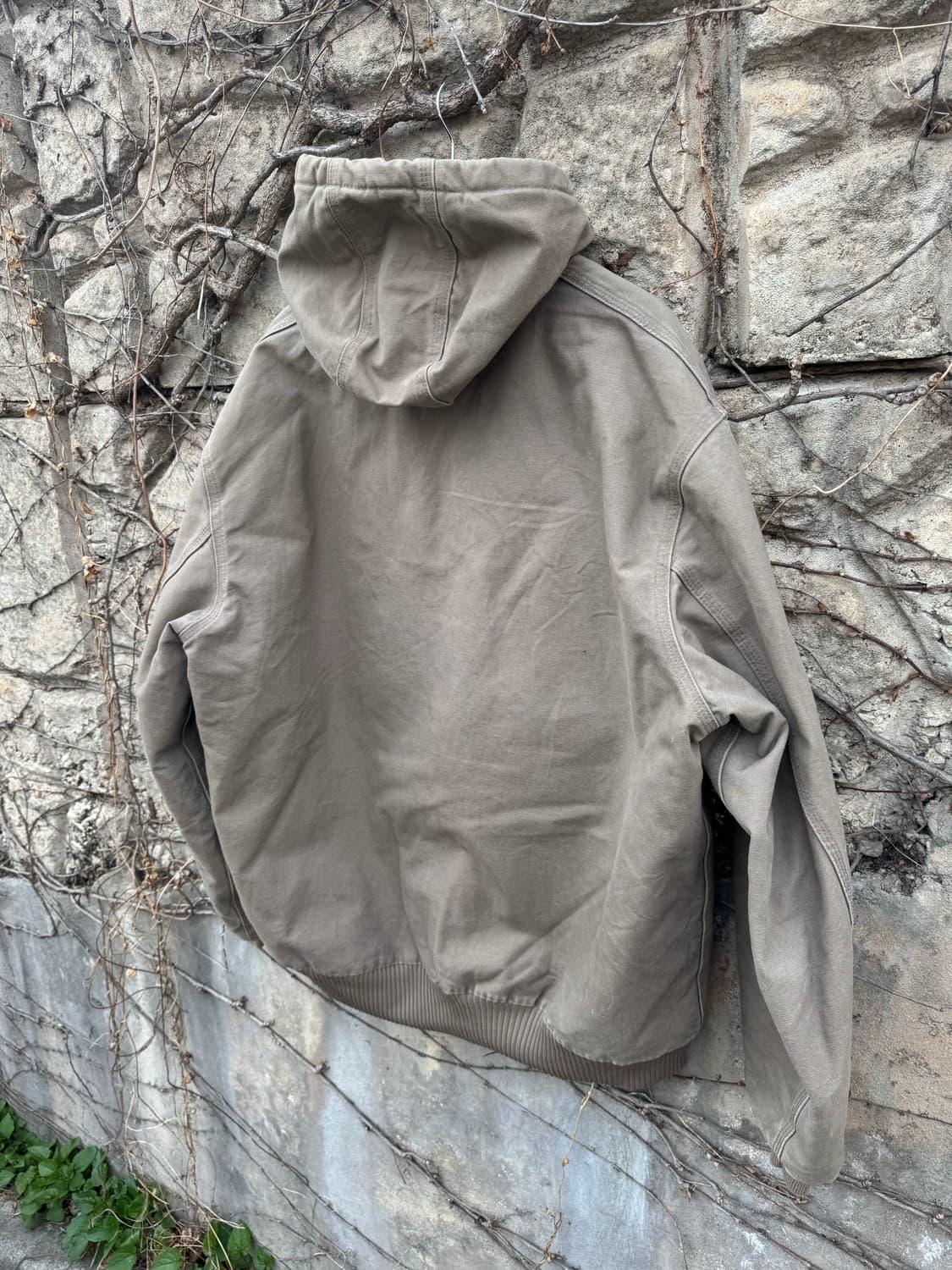 칼하트 빈티지 j130 mus 덕 캔버스 액티브 후드 워크 자켓 상품이미지4