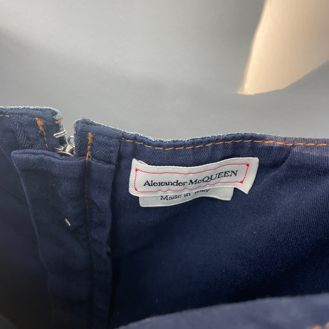 알렉산더 맥퀸 비대칭 데님 드레스 상품이미지8