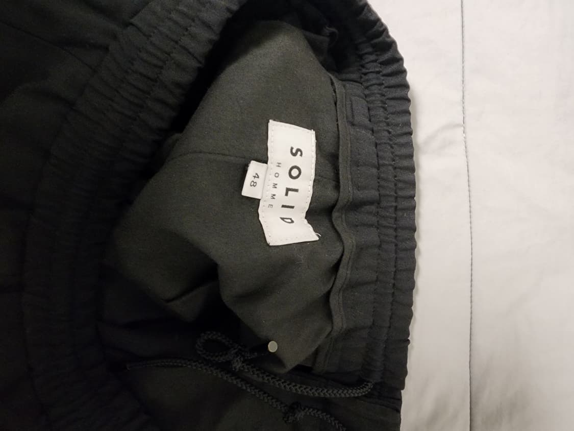 (48/32) 솔리드옴므 세미와이드 밴딩 슬랙스 상품이미지4