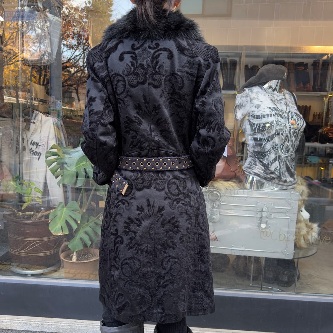 00s 조지 바로크 페이크 퍼 코트 상품이미지7