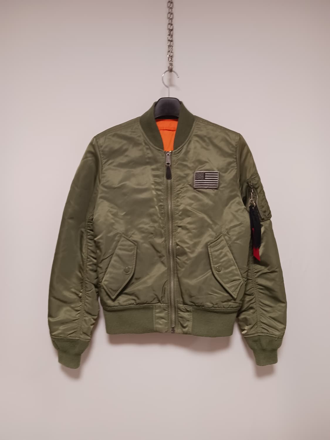 알파인더스트리  리버시블  MA-1 항공점퍼. 상품이미지1