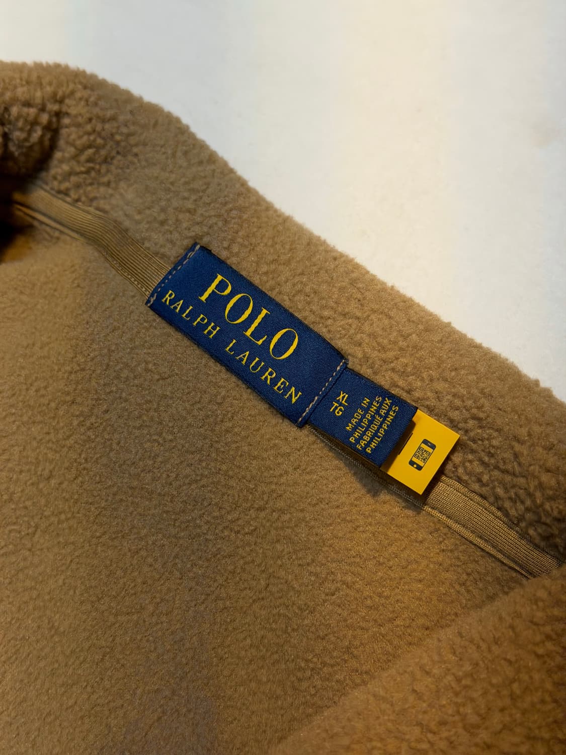 폴로 랄프로렌 해링턴 브러쉬드 플리스 자켓 베이지 상품이미지3