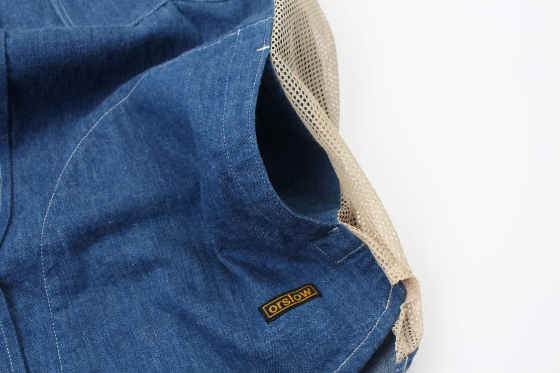 ORSLOW × BEAMS Fishing Denim Shirt  상품이미지5