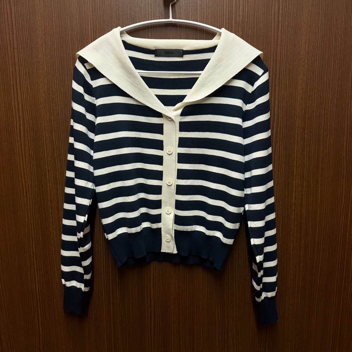 오조크 OZOC 세일러카라 가디건 상품이미지1