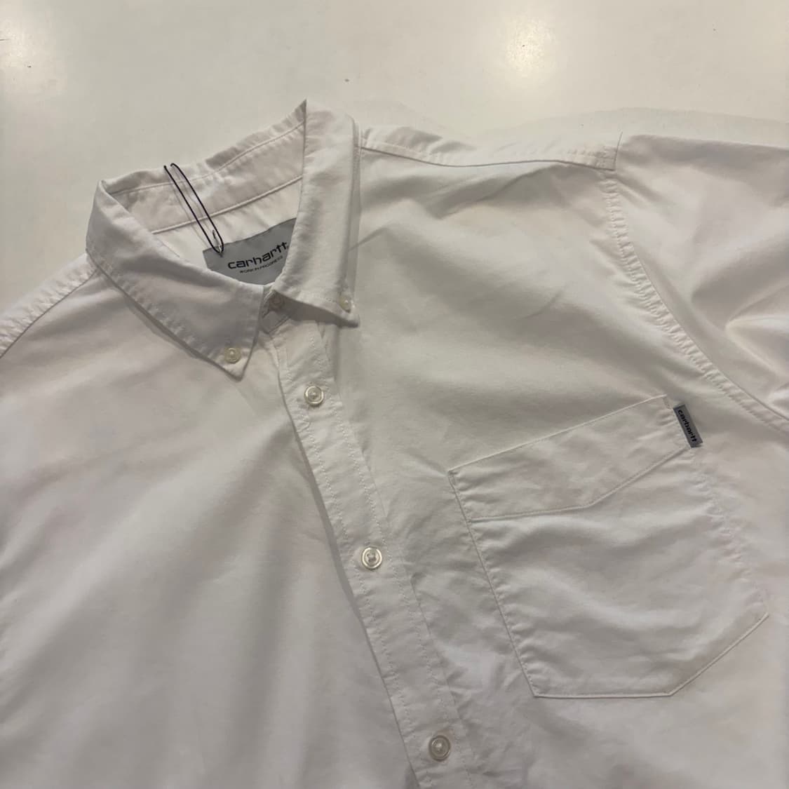 [XL] 칼하트 WIP 반팔 셔츠 화이트 E323 상품이미지3