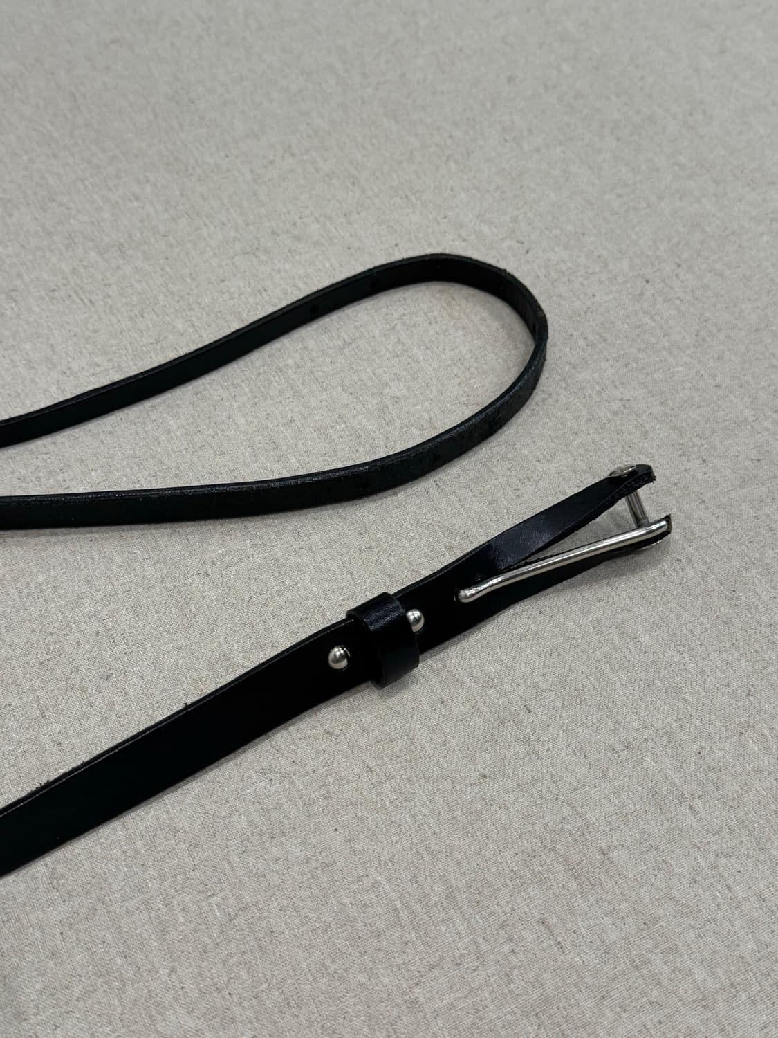 요지야마모토 네로우 버클 벨트 상품이미지3