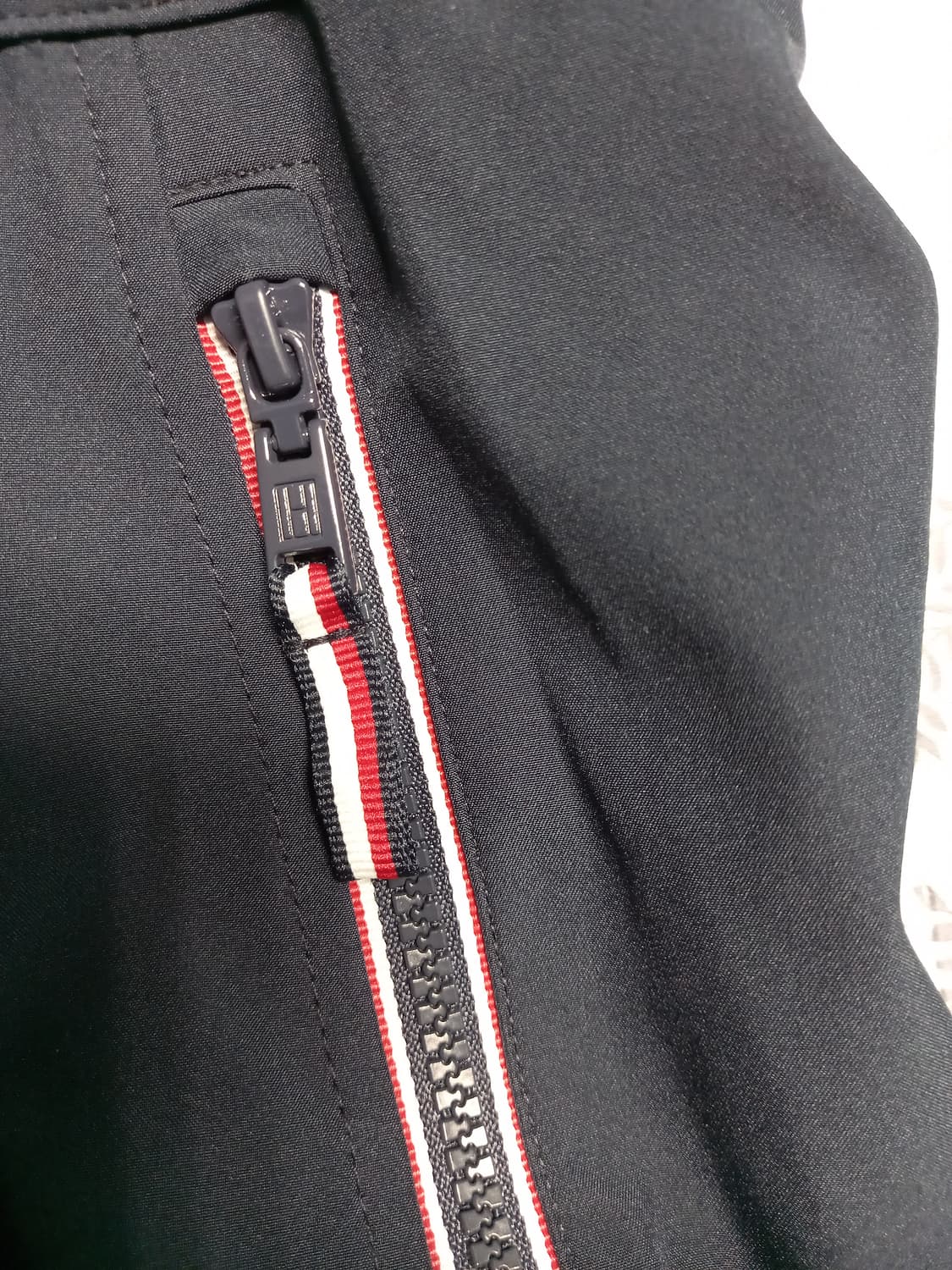 타미힐피거 여성 네이비후드퀼팅패딩  M 상품이미지3