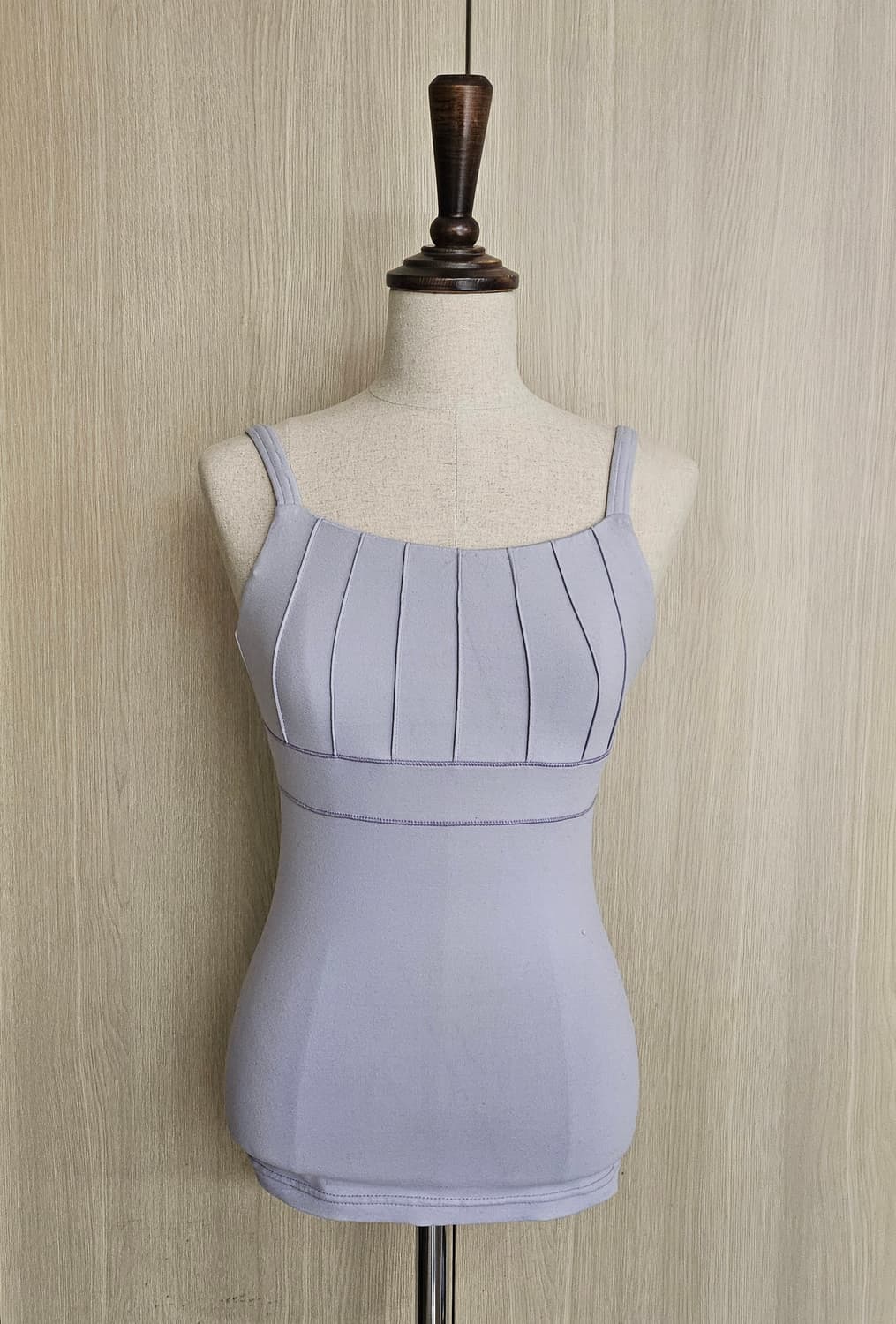 뮬라웨어 mulawear 볼륨 업 핀턱 롱탱크탑 (2 44~날씬55) 상품이미지3