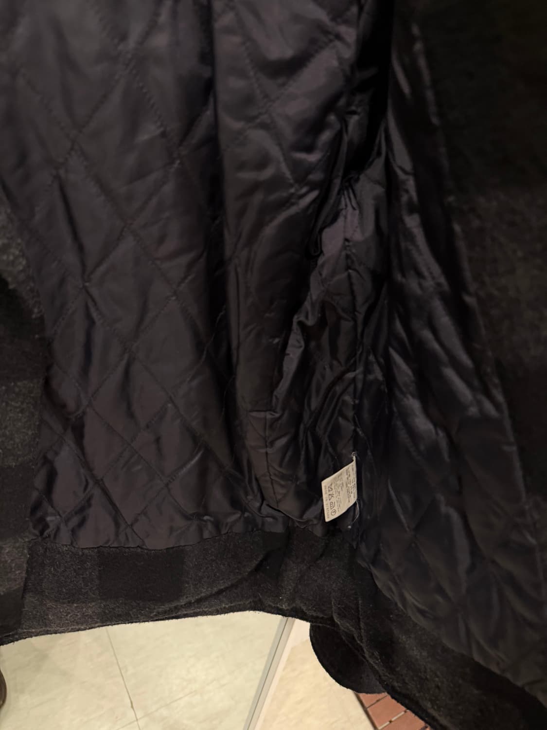 Beams 빔즈 체크 울 라이더 자켓 상품이미지4