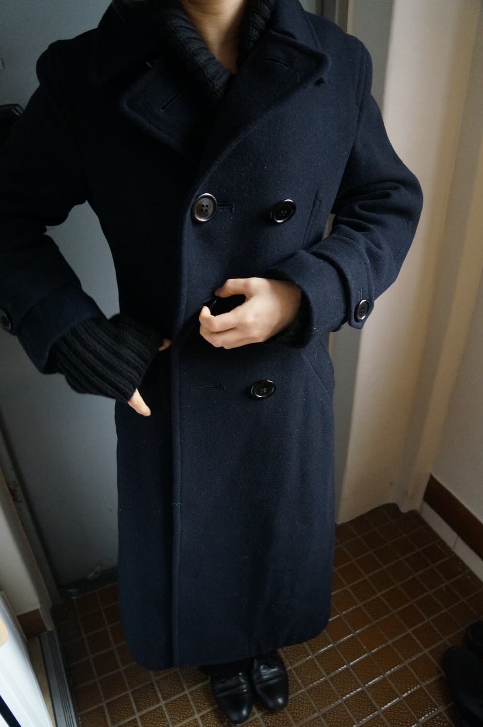 꼼데가르송 더블 피코트 상품이미지2