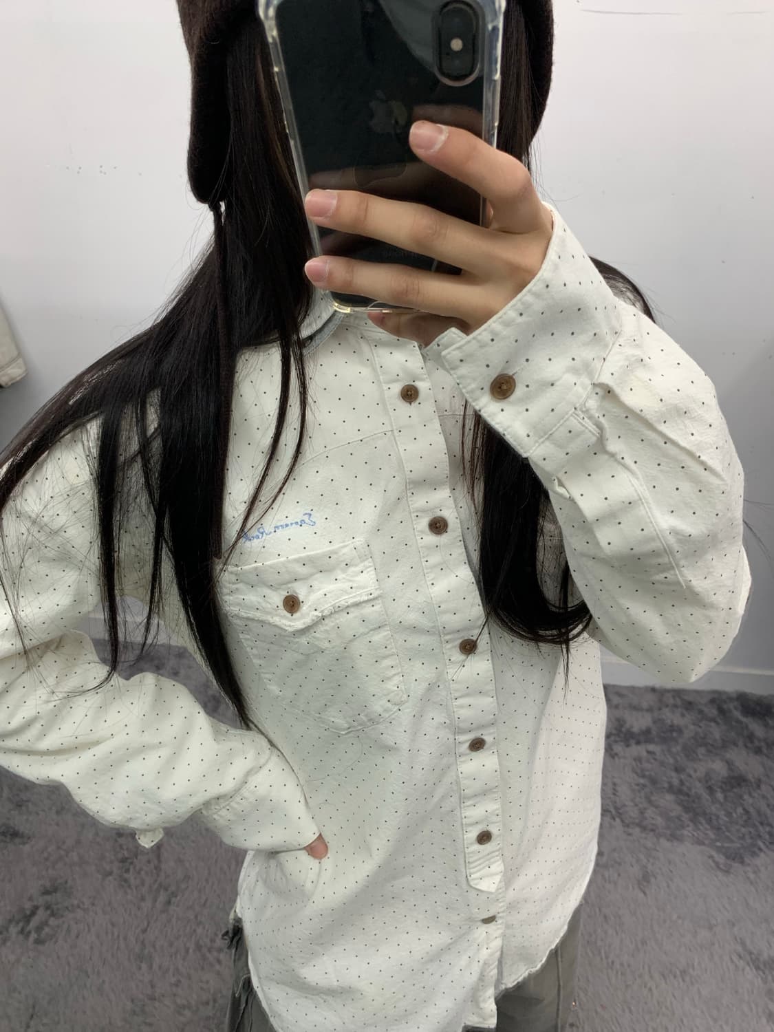 Ppfm 패턴 셔츠 상품이미지1