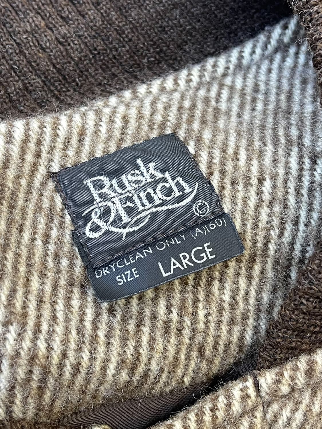 러스크 앤 핀치 90‘s 뉴질랜드 울 자켓 상품이미지6