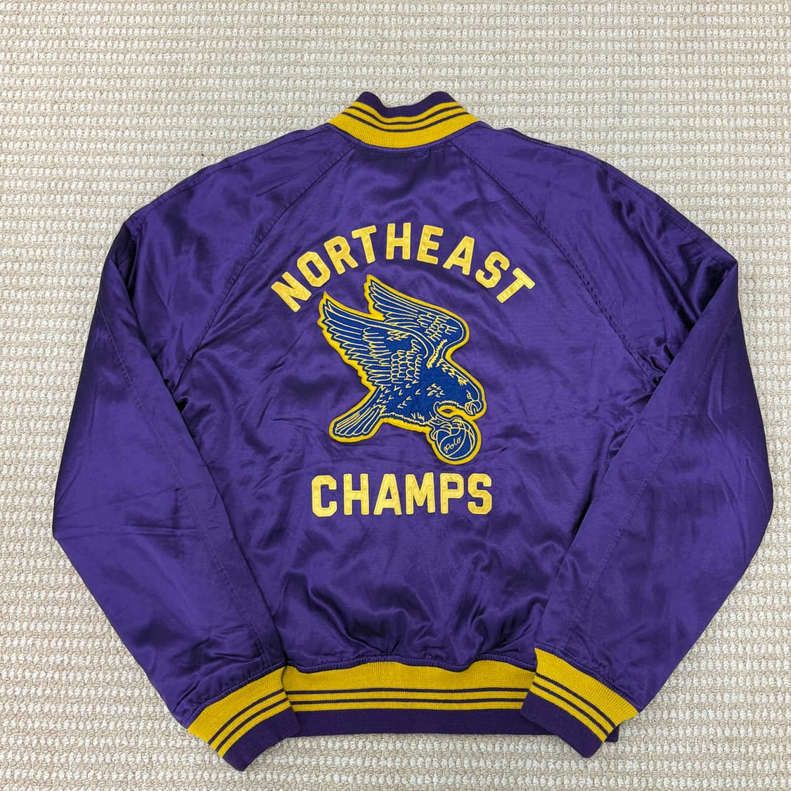 폴로 랄프로렌 새틴 바시티 스타일 자켓 챔피온 퍼플 엑스 상품이미지9