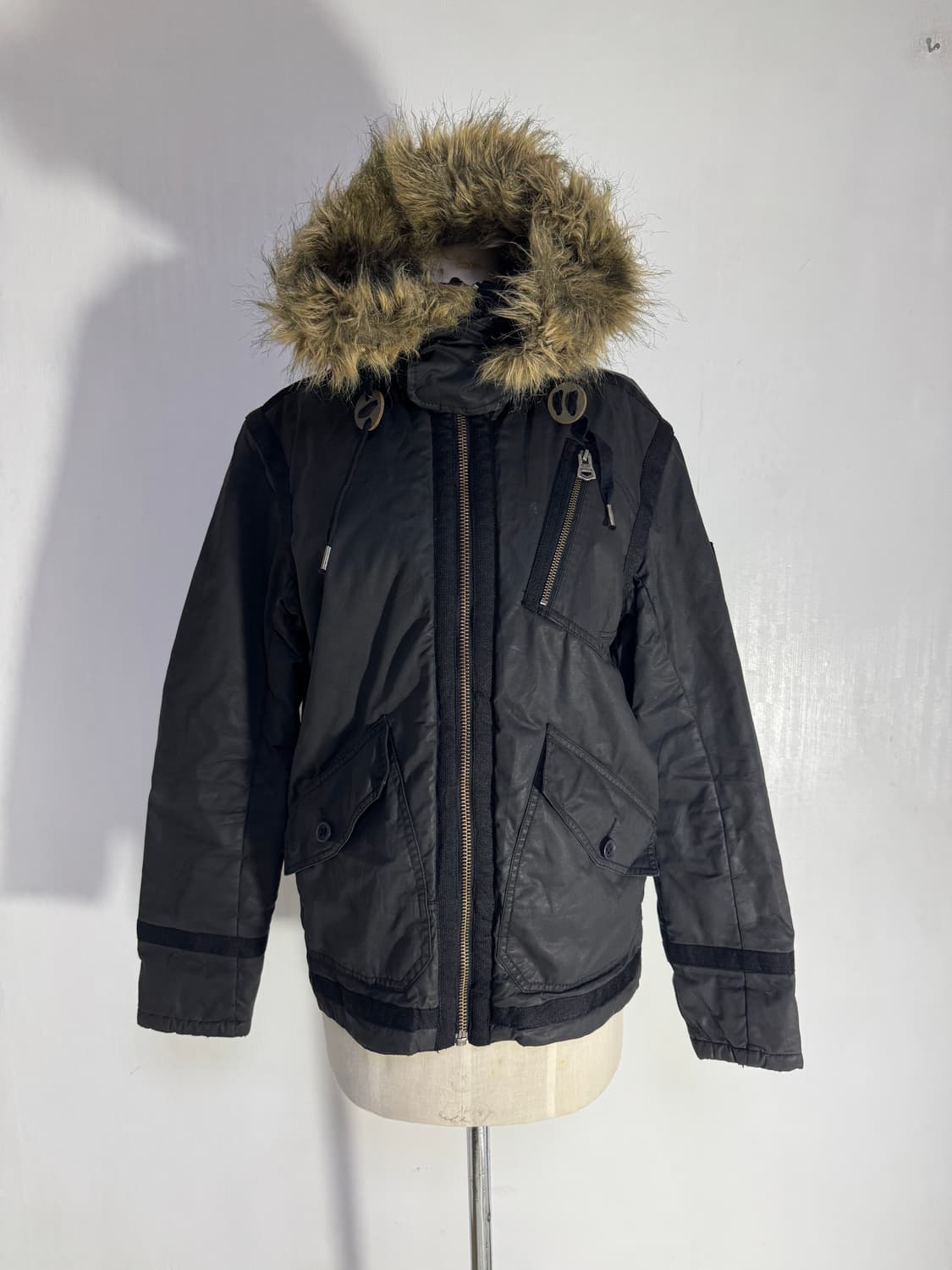 디젤 퍼 후드 밀리터리 자켓 상품이미지1