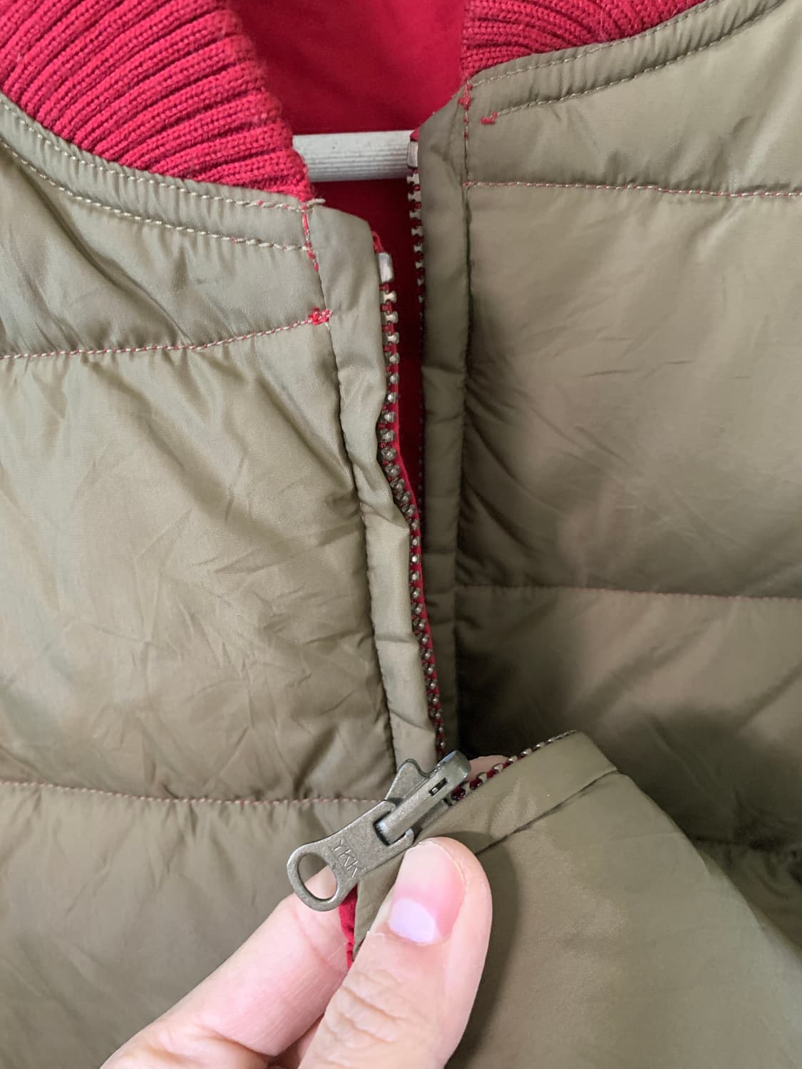 에디바우어 빈티지 리버시블 양면 구스다운 베스트 패딩 조끼 L 상품이미지4