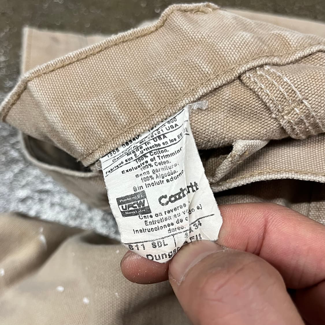 Carhartt B11 싱글니 팬츠 (40“) 상품이미지6