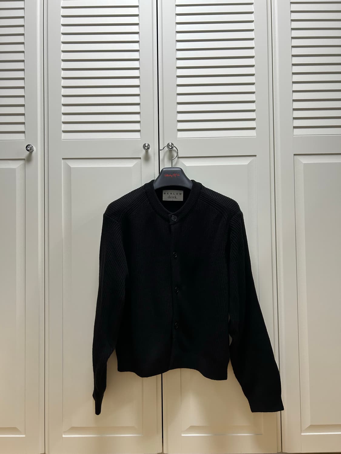비슬로우 데릭 숏 가디건 블랙 S 상품이미지3