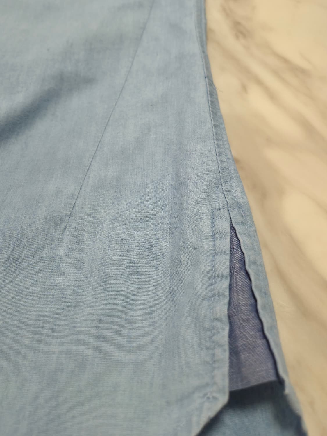 타임옴므 배색 셔츠  상품이미지7