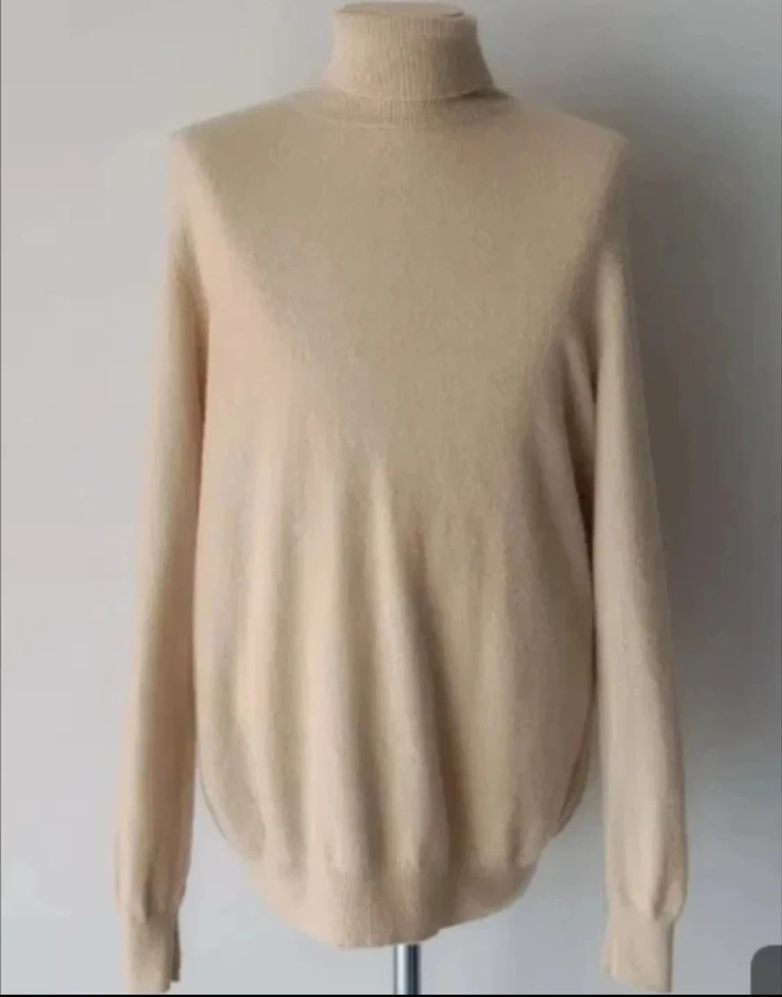 라디아 바인 캐시미어100% 터틀넥 니트 OATMEAL 상품이미지1