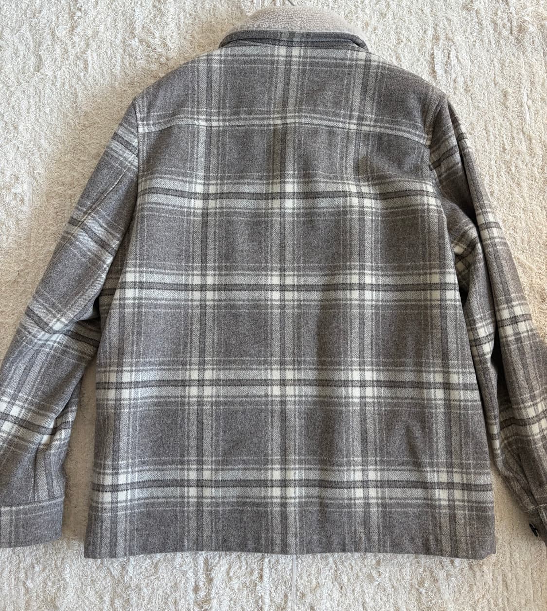 Reiss 체크 퍼 내피 자켓 상품이미지4