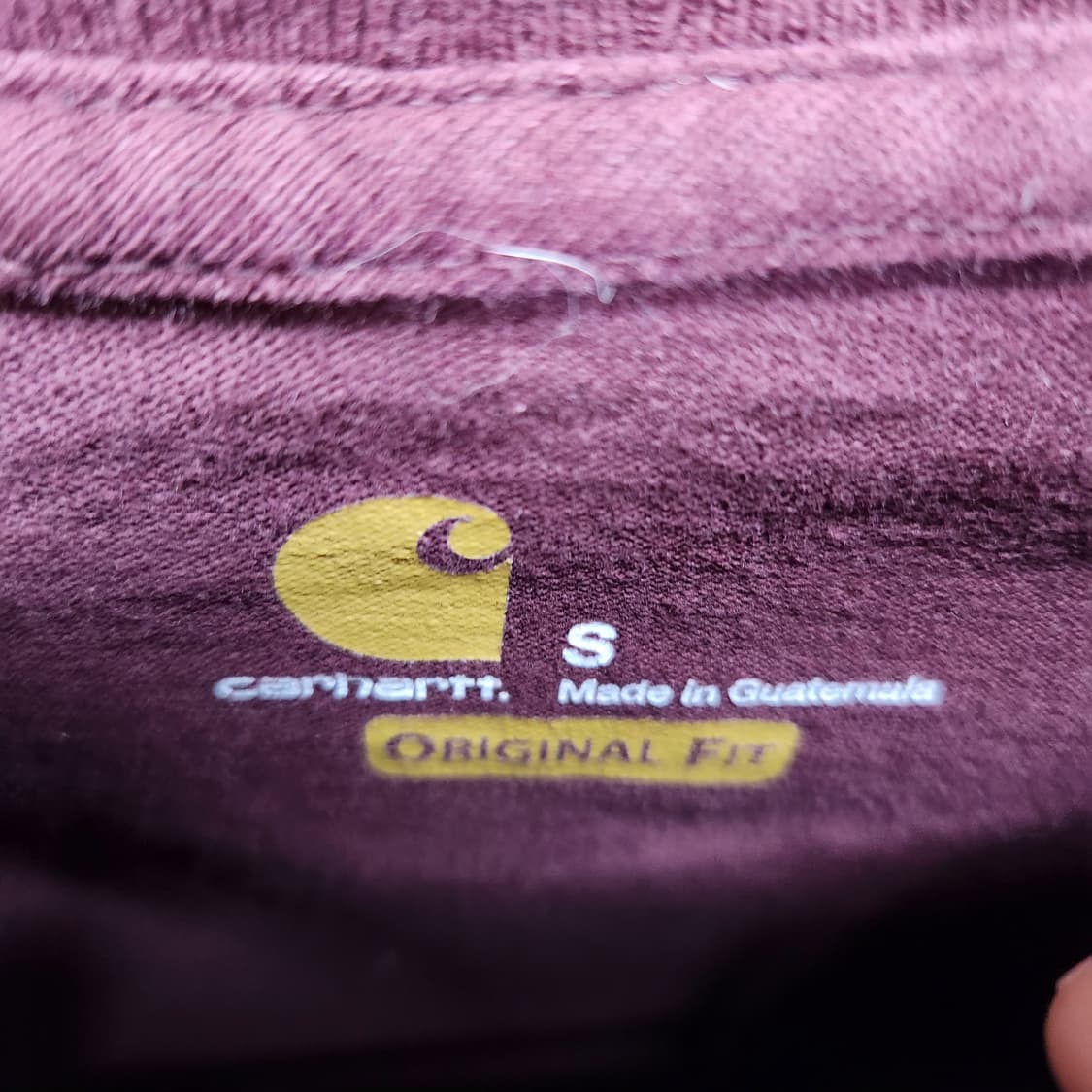 칼하트 로고 원포켓 반팔티 S(L) 상품이미지5