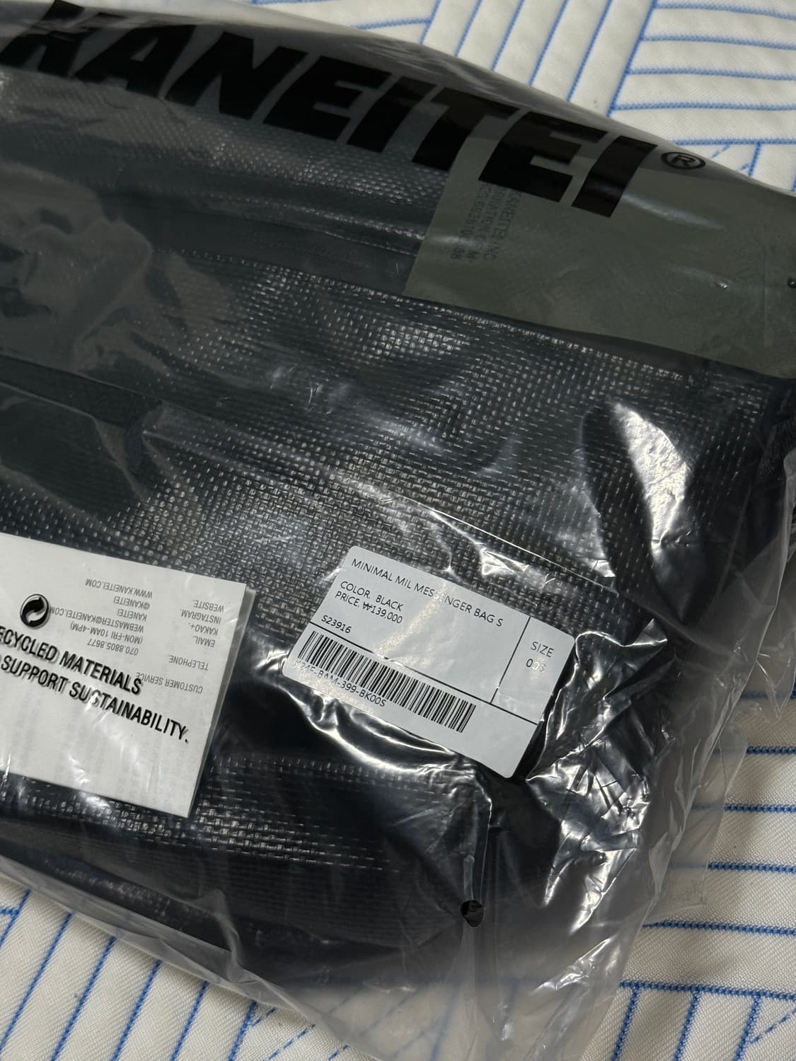 카네이테이 미니멀 밀 메신저백 S 새상품 상품이미지2