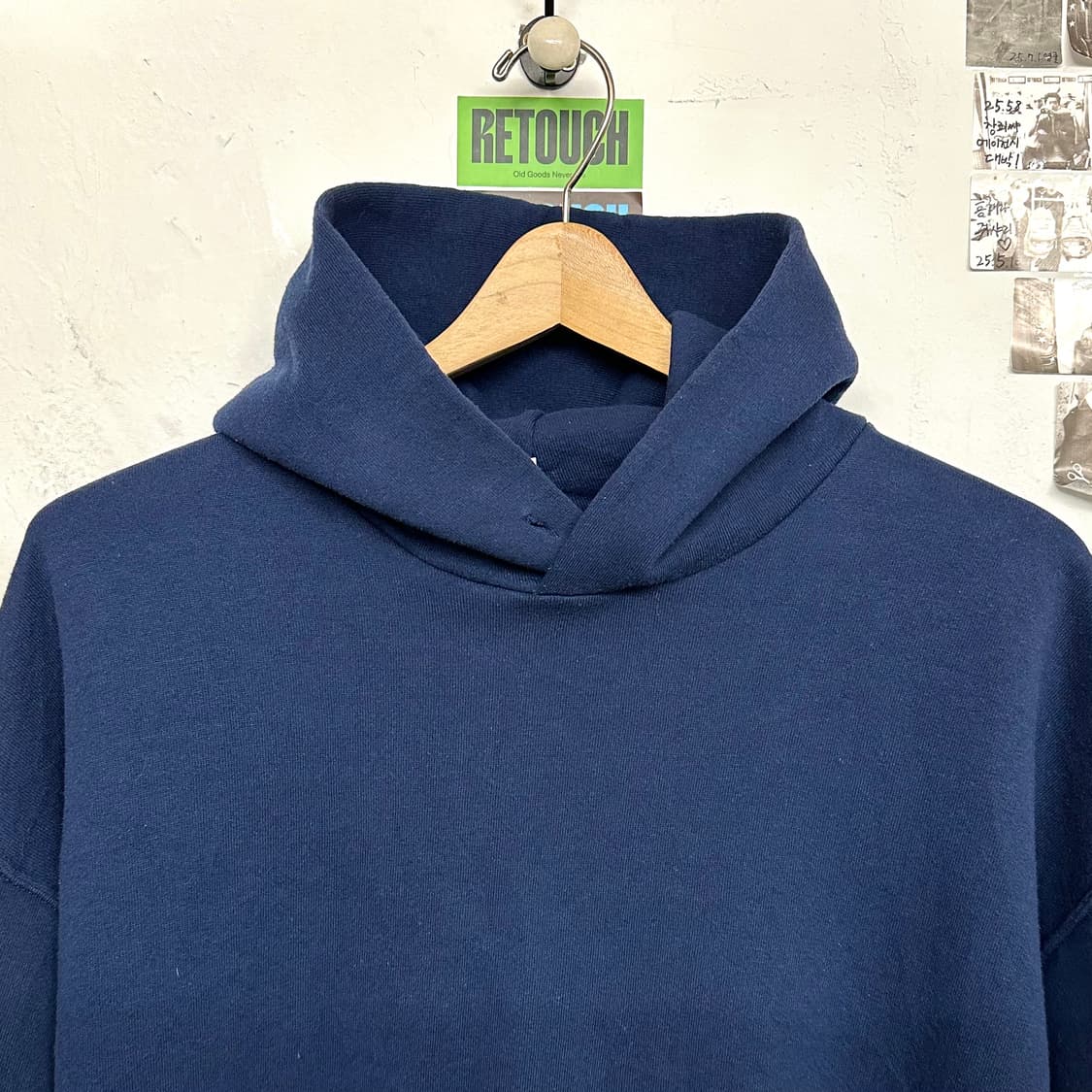 90‘s 러셀 후드티 ‘네이비‘ 상품이미지2