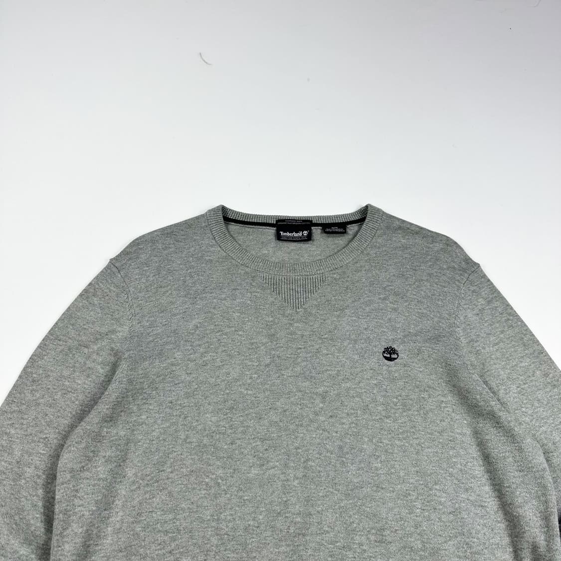 팀버랜드 시그니처 로고 그레이 니트 (M) 상품이미지1