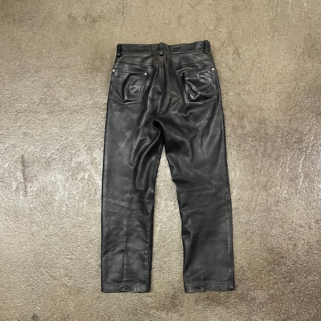 빈티지 가죽 팬츠 (32“) 상품이미지3