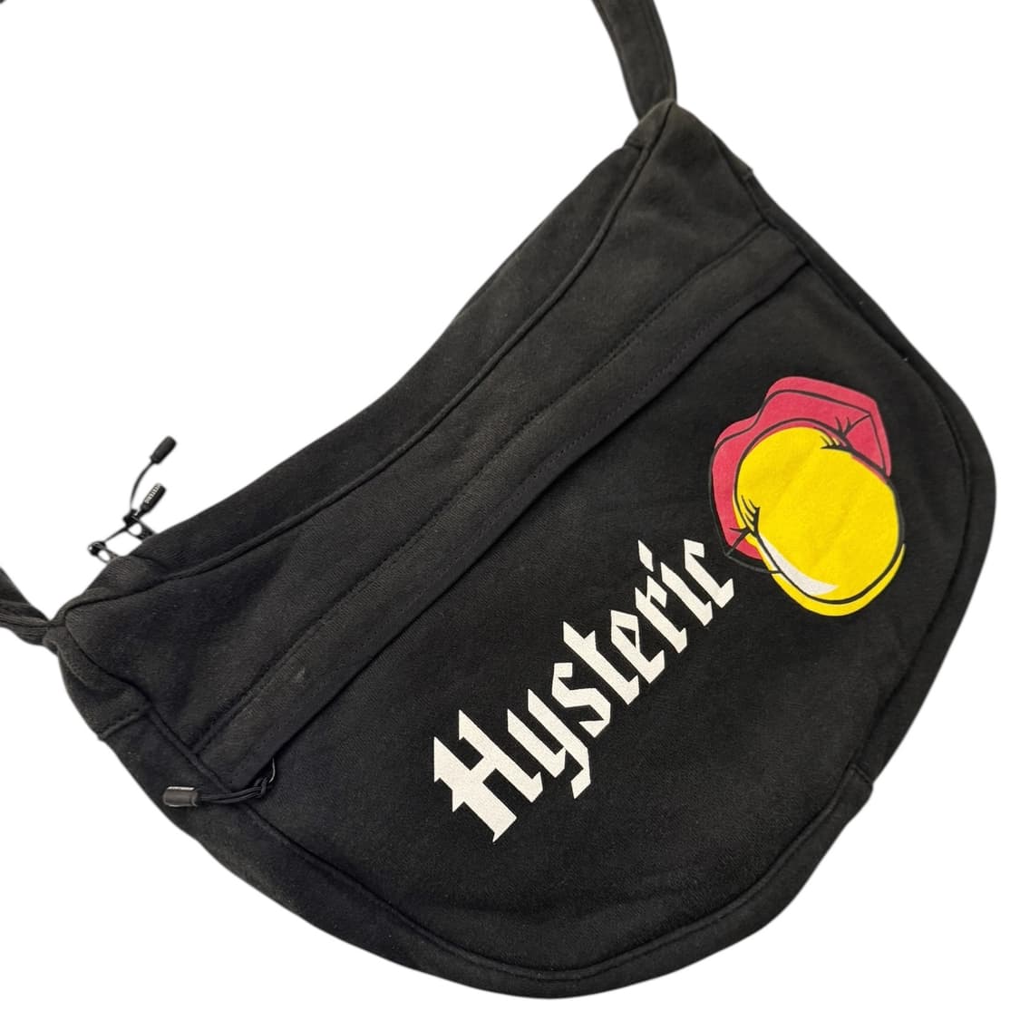 히스테릭글래머 스웻 숄더백 블랙 (L) 상품이미지4