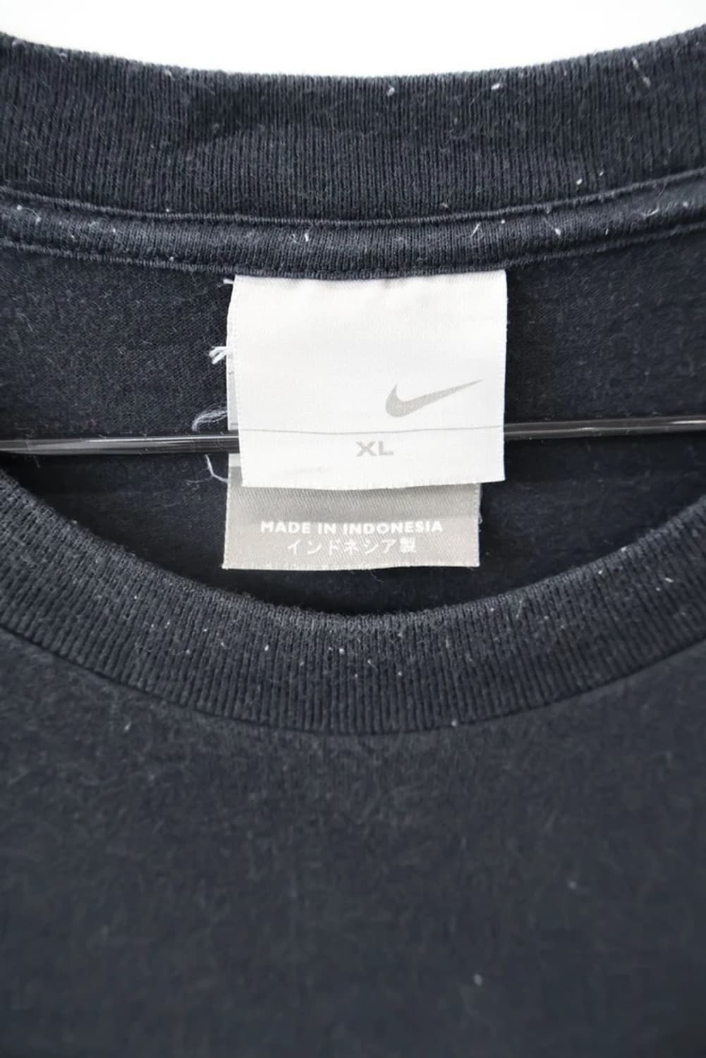 00s Nike Swoosh Line Tee Black 상품이미지5