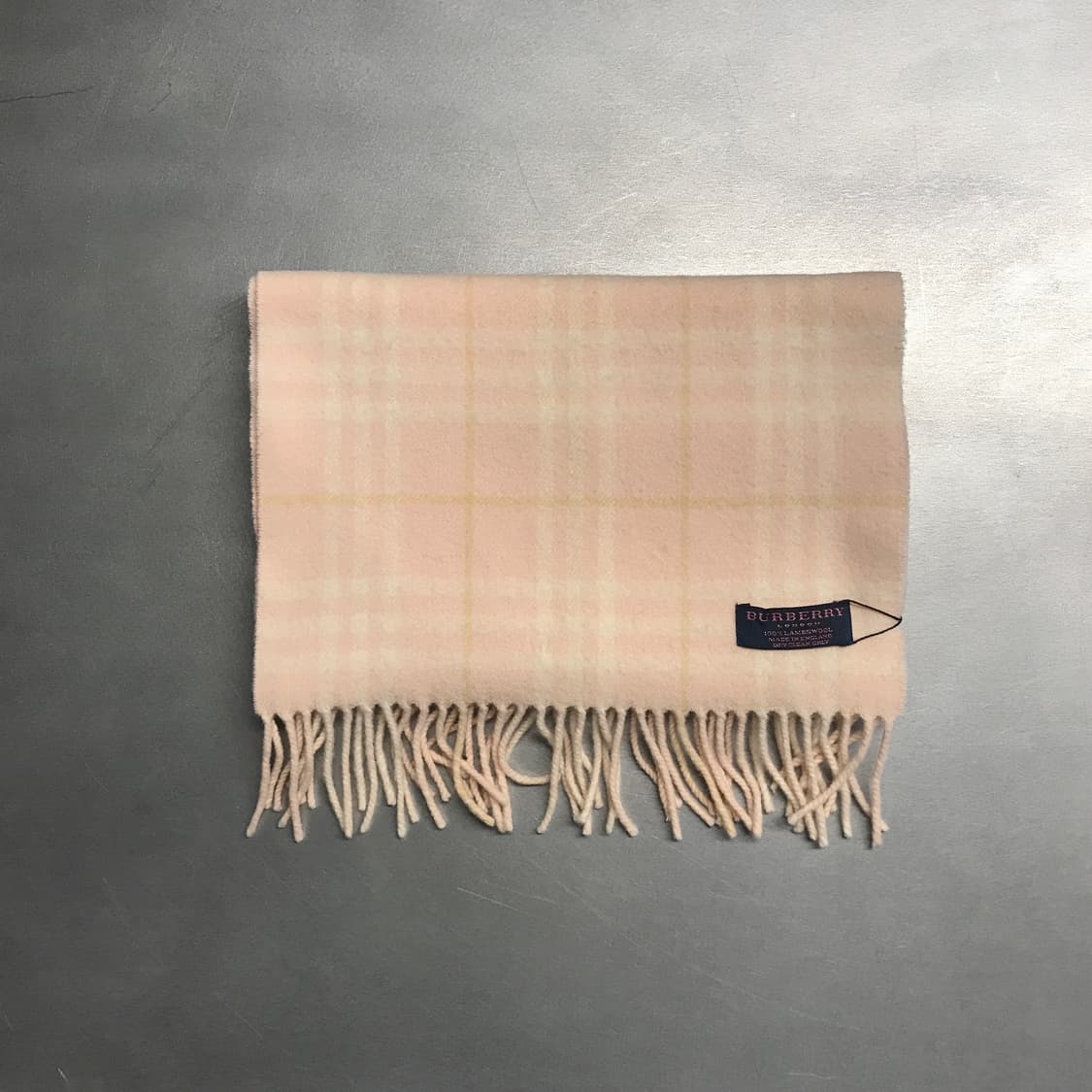 버버리 정품 램스울 머플러 핑크 상품이미지2