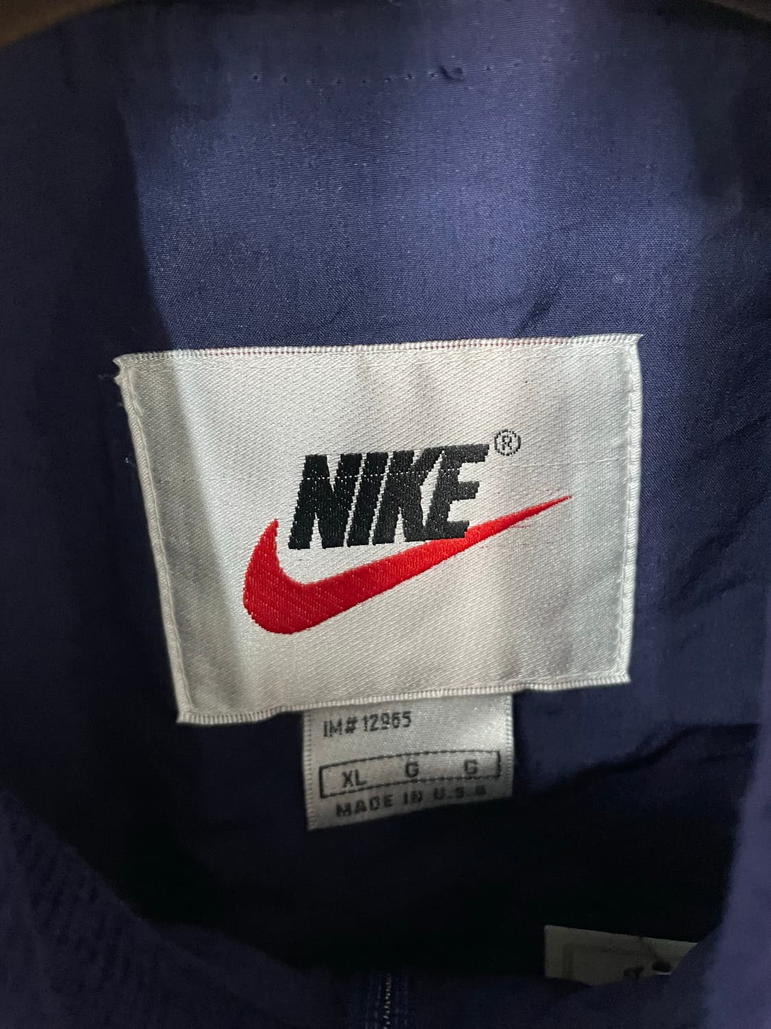 나이키 올드스쿨 네이비 아노락 웜업 H2308 상품이미지5