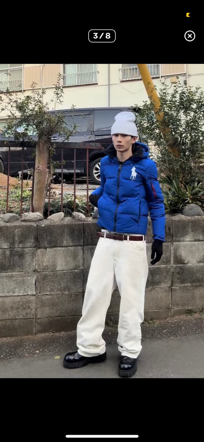 폴로 빅포니 성조기 패딩 상품이미지3