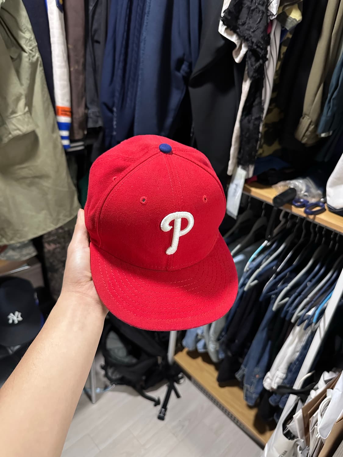 필라델피아 7 1/4 (57.7cm) mlb 리그 선수용 상품이미지1