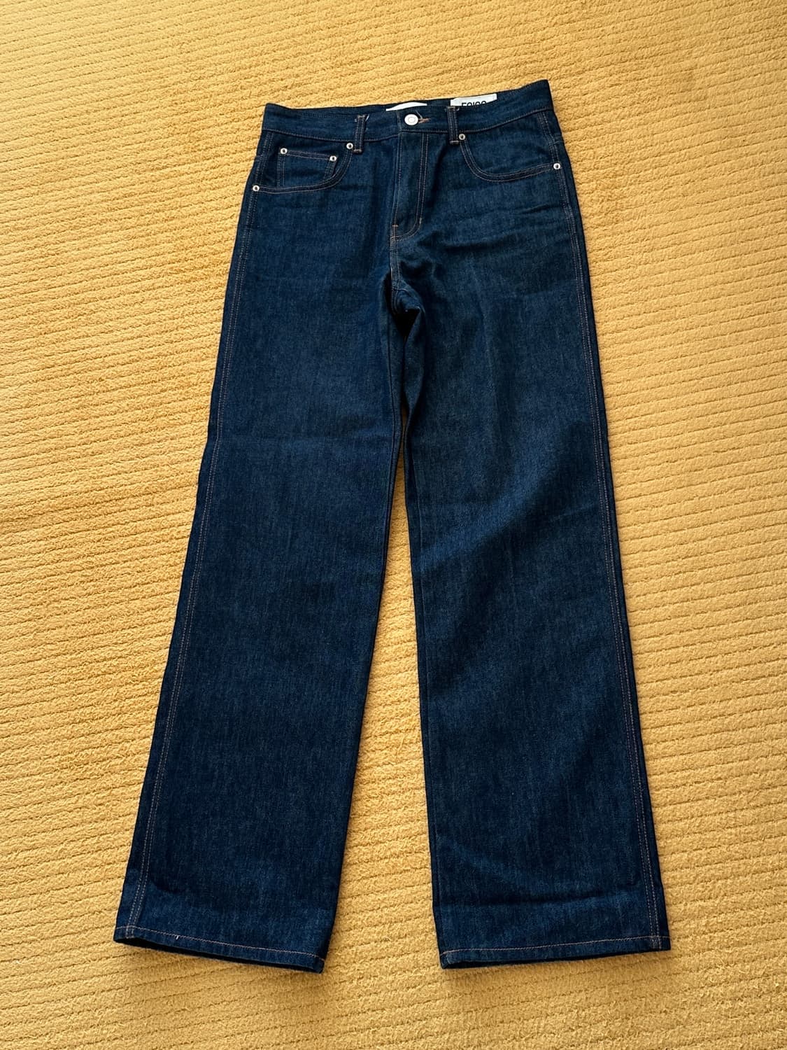 [렉토] S 블루 빈센트 스트레이트 핏 데님 진 상품이미지1