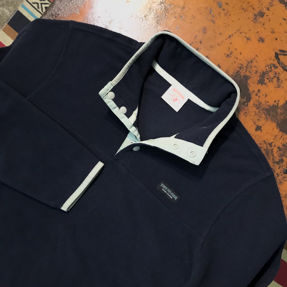 트루릴리젼 네이비 후리스 반집업 자켓 여성 66  상품이미지3