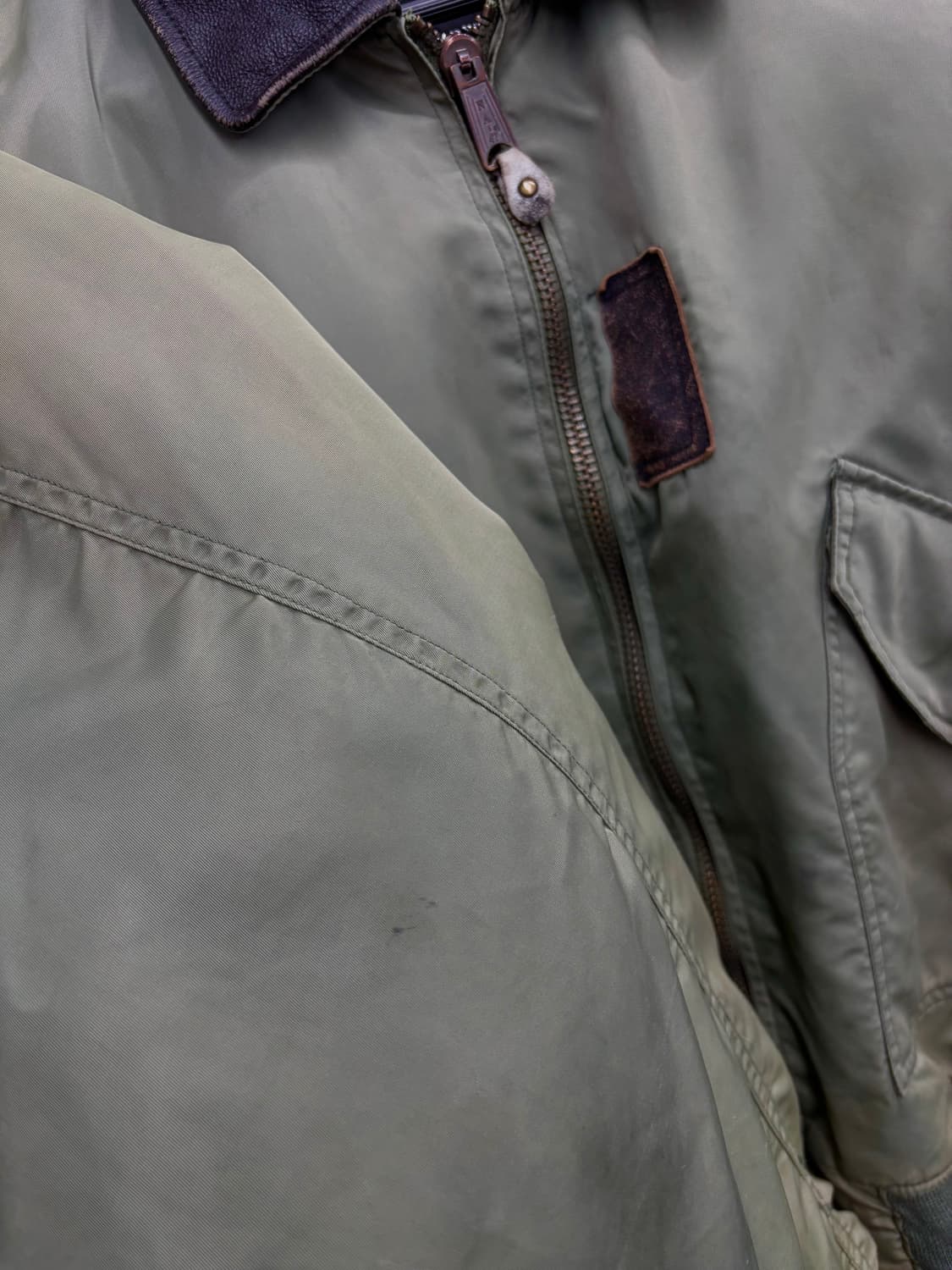 NA-47 레더넥 MA-1  상품이미지7