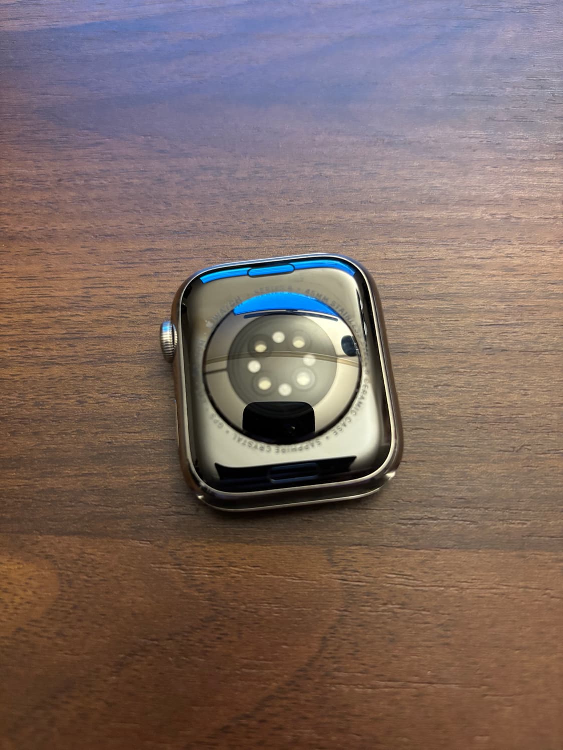 애플워치8 45mm 셀룰러 실버 스테인리스 상품이미지3