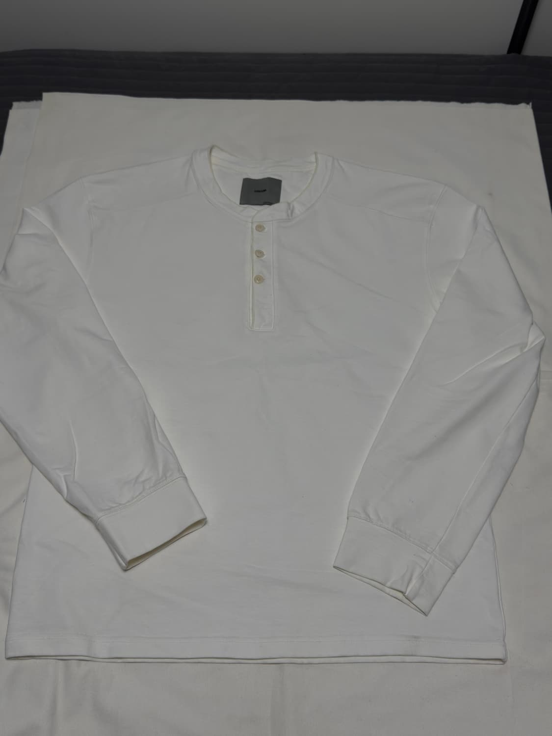 시도 / 헨리넥 롱슬리브 (화이트) / 2 상품이미지2