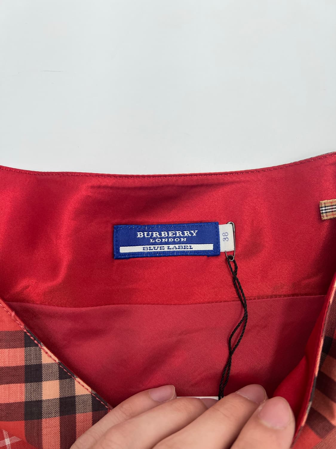 버버리 블루라벨 노바 체크 스커트 상품이미지3