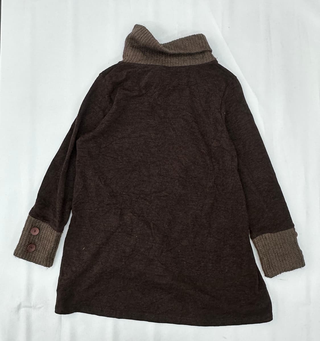 🤎초코 브라우니 맛 히피 셋업 🤎브라운 라떼갸루 니트 셔링 롱스커트  상품이미지3