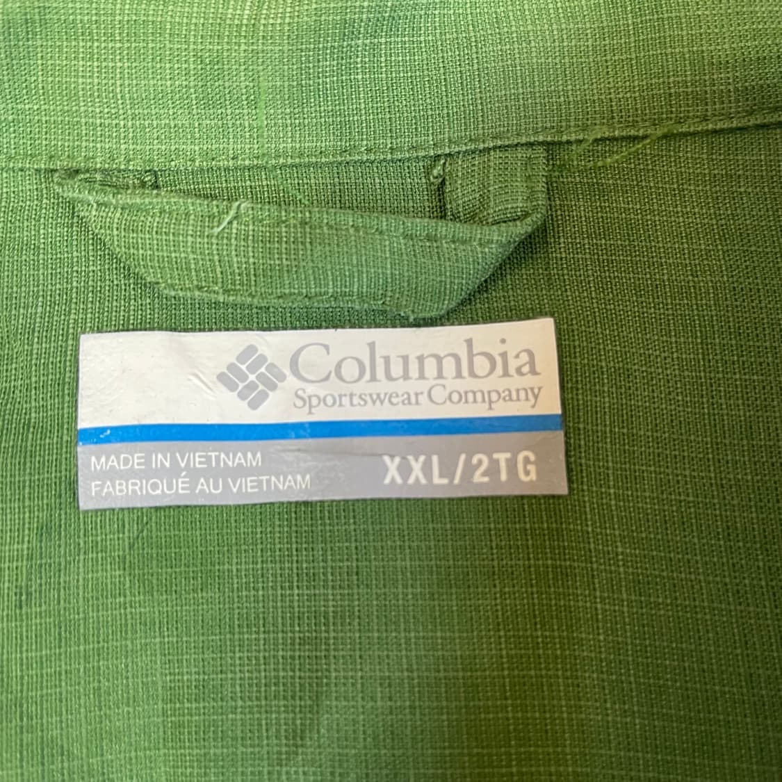 컬럼비아 그린 폴리 반팔 셔츠 XXL 상품이미지4