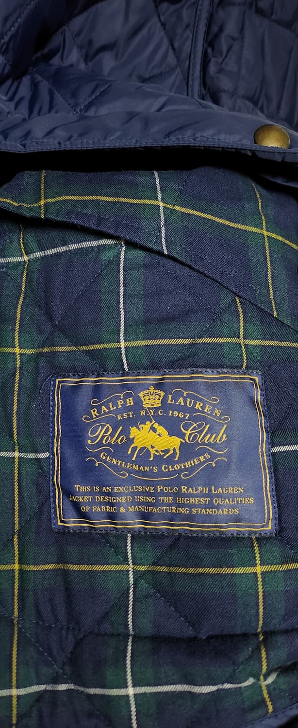 [S] POLO 폴로 퀼팅 자켓 네이비 상품이미지4