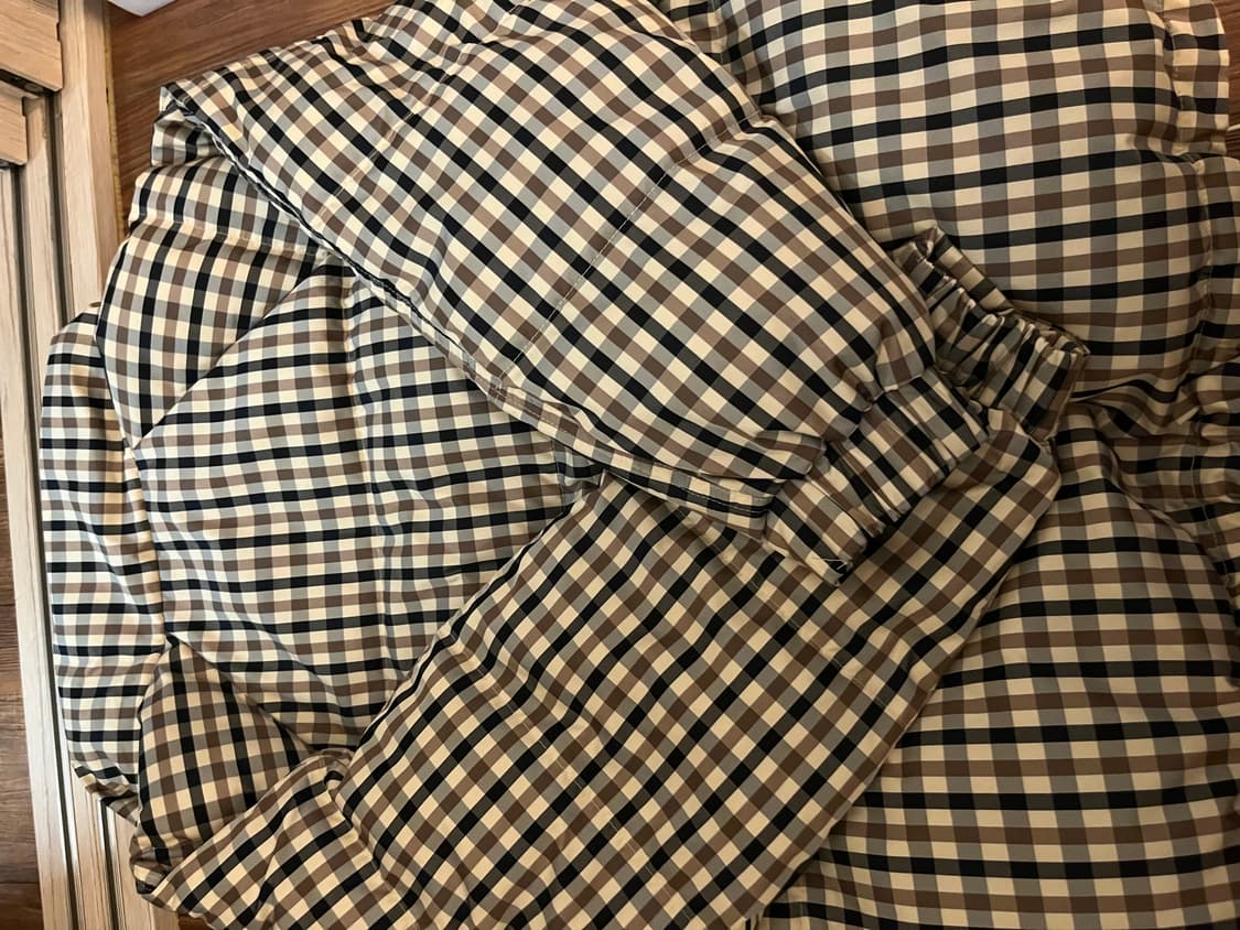 에잇세컨즈 체크패딩 상품이미지2