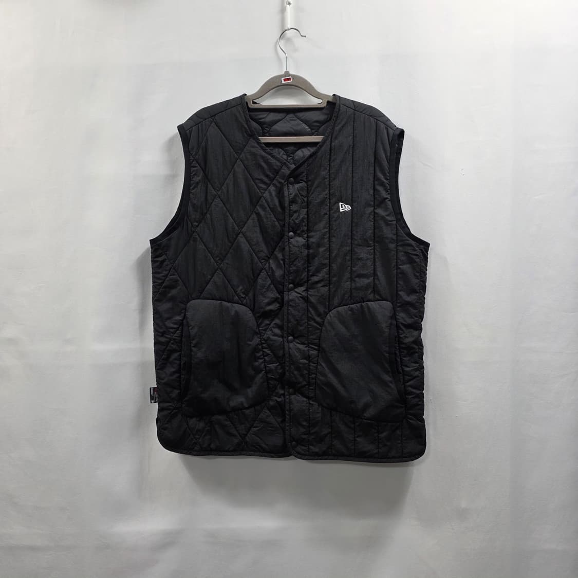 1798 뉴에라 블랙 다이아 퀼팅 조끼 패딩 베스트 105 상품이미지1