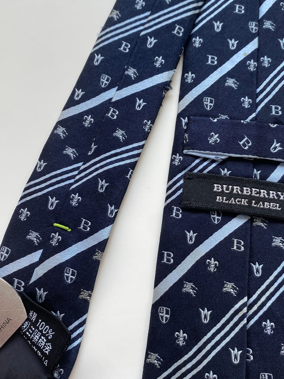버버리(BURBERRY) 명품 정품 넥타이 블랙라벨 상품이미지5