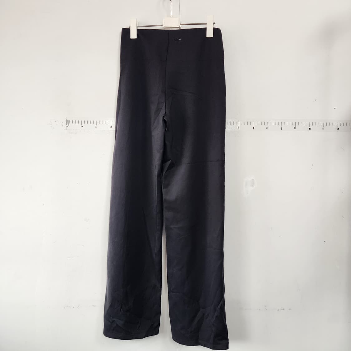 OYSHO 블랙 와이드 롱 슬랙스 바지 상품이미지3