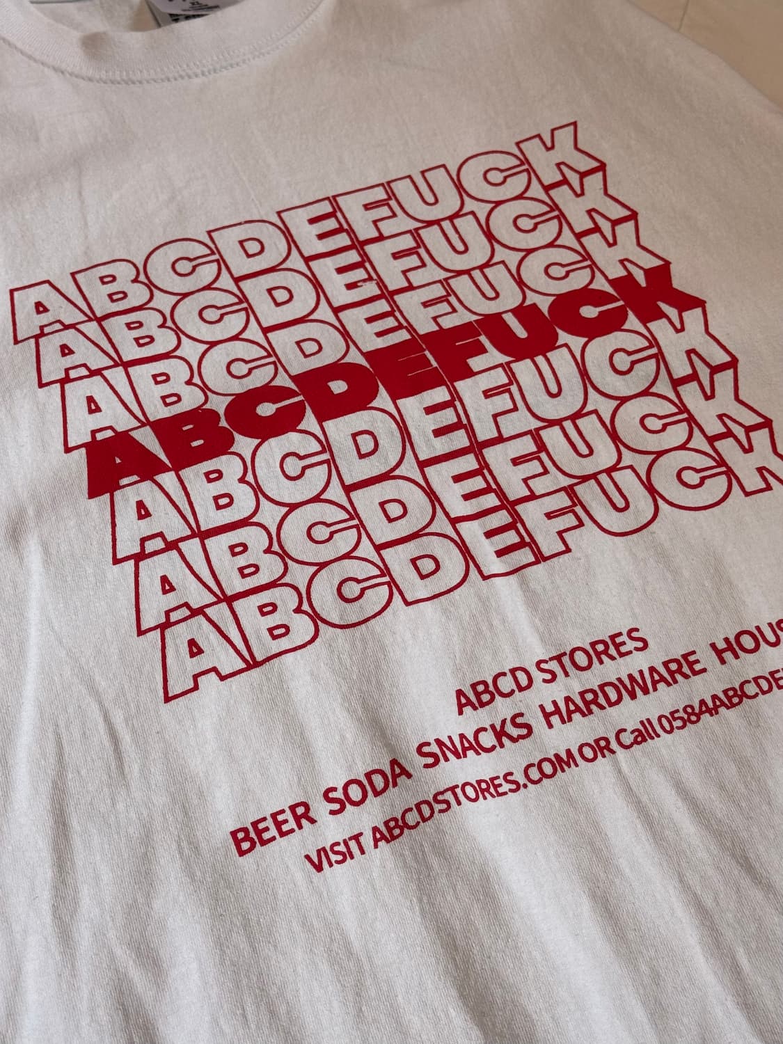 샤카웨어 FUCK 티셔츠  상품이미지5